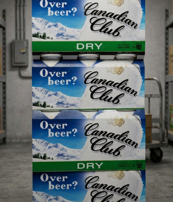 Canadian Club Dry Cans 24 Pack