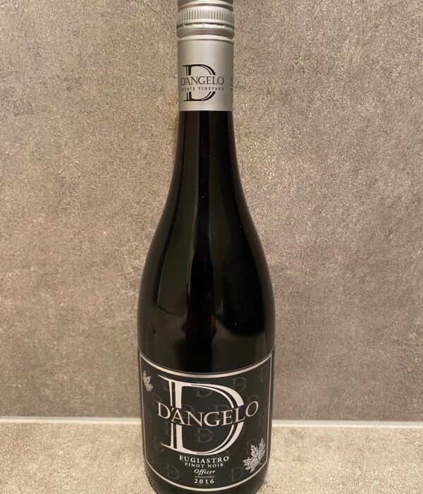 D'Angelo Fugiastro Pinot Noir Officer-Single Bottles (6 Bottle Cases Available at Discount via Home Page Shop Drop Down)