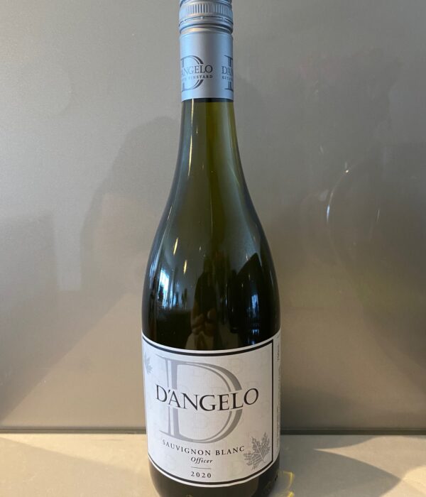 D'Angelo Sauvignon Blanc-Single Bottles (6 Bottle Cases Available at Discount via Home Page Shop Drop Down)