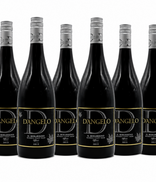 Six Case D'Angelo IL Berardino Reserve Pinot Noir Officer 2018